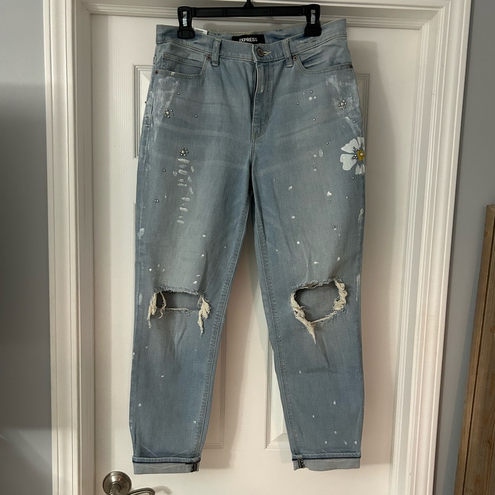Express boyfriend jeans size 6